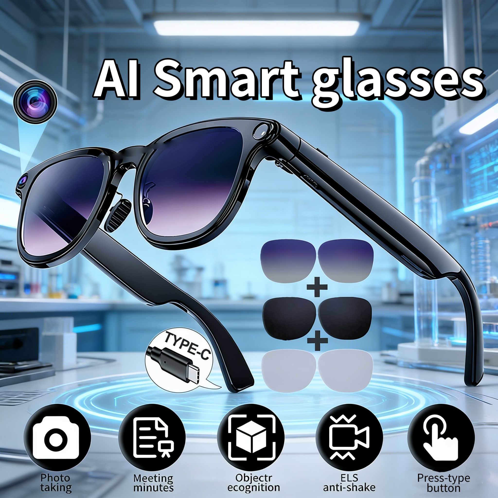 NEW AI Smart Glasses Multifunc - Smart Glasses Lens review and price