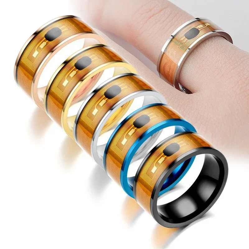 Luxury NFC Stainless Steel Pho - Smart Ring Nfc Pay review and price