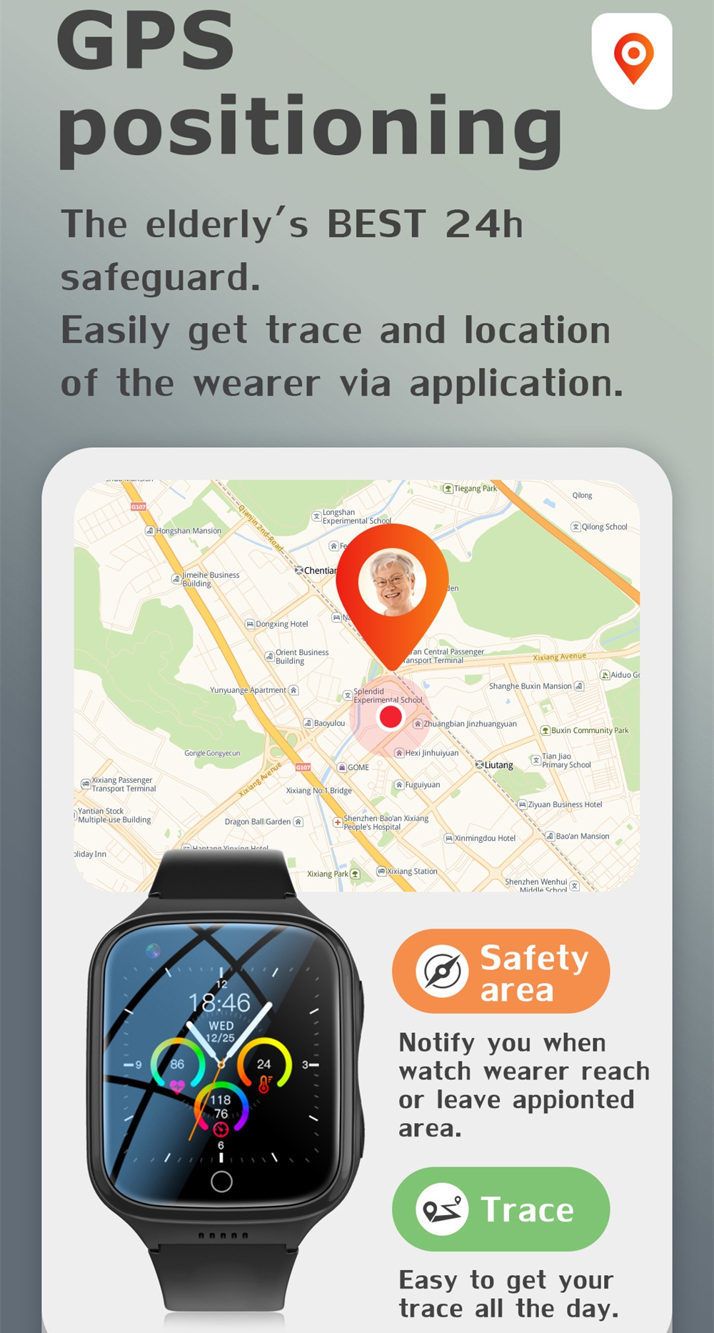 Falling Detection Watch Elderl - Fall Detection Watch review and price