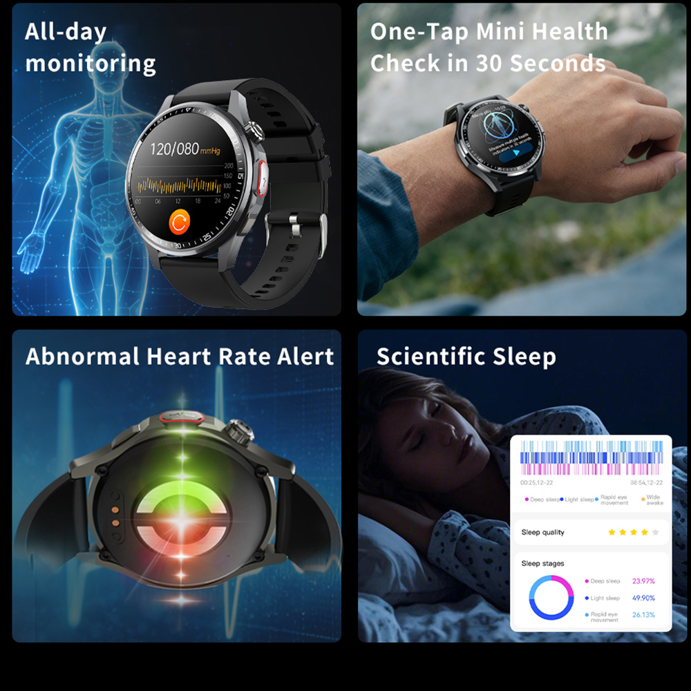 SOS Alert Heart Rate Fitness S - Fall Detection Watch review and price
