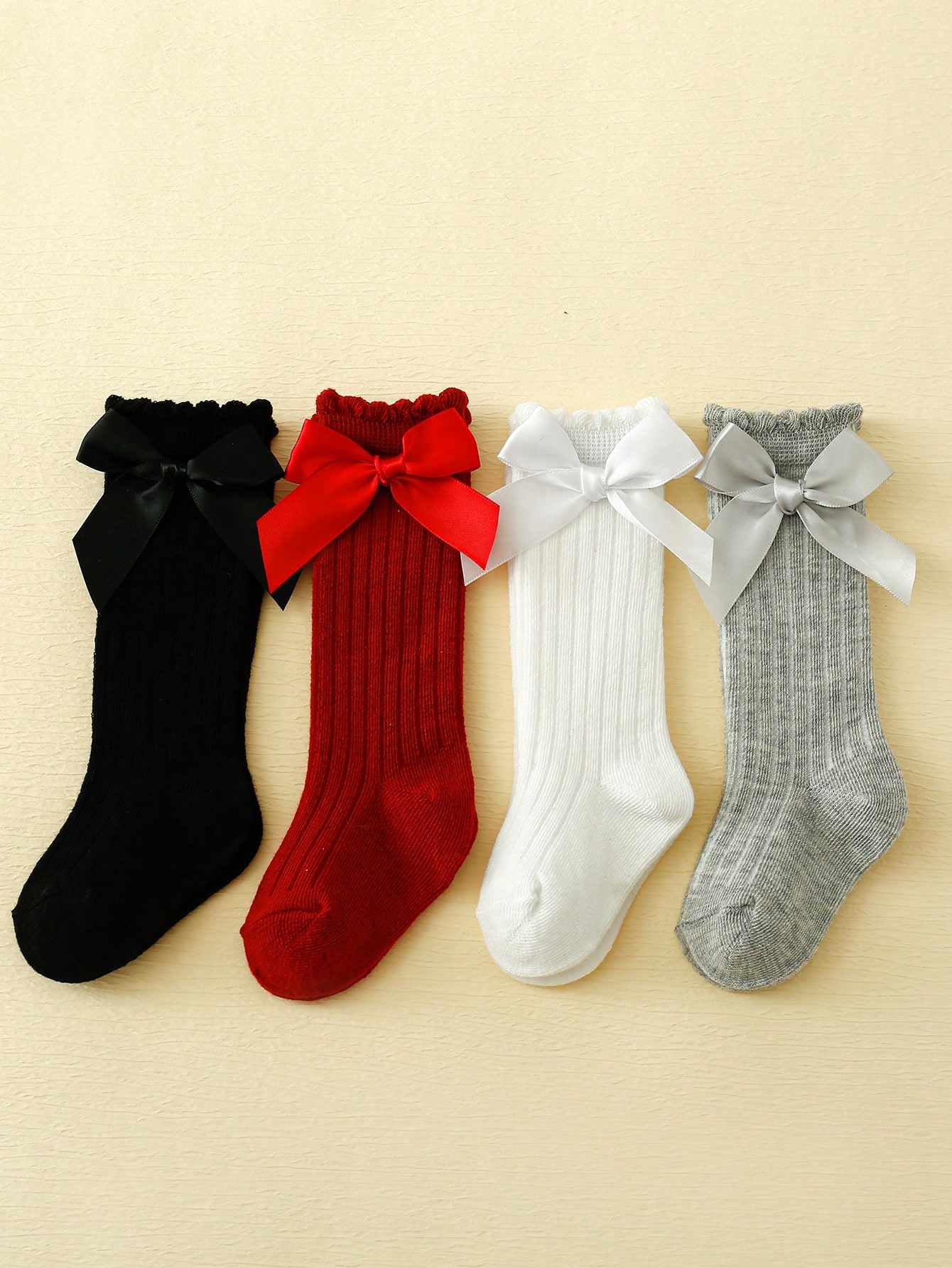 4/5 Pairs Baby Girls Long Knee - Baby Sock Oximeter review and price