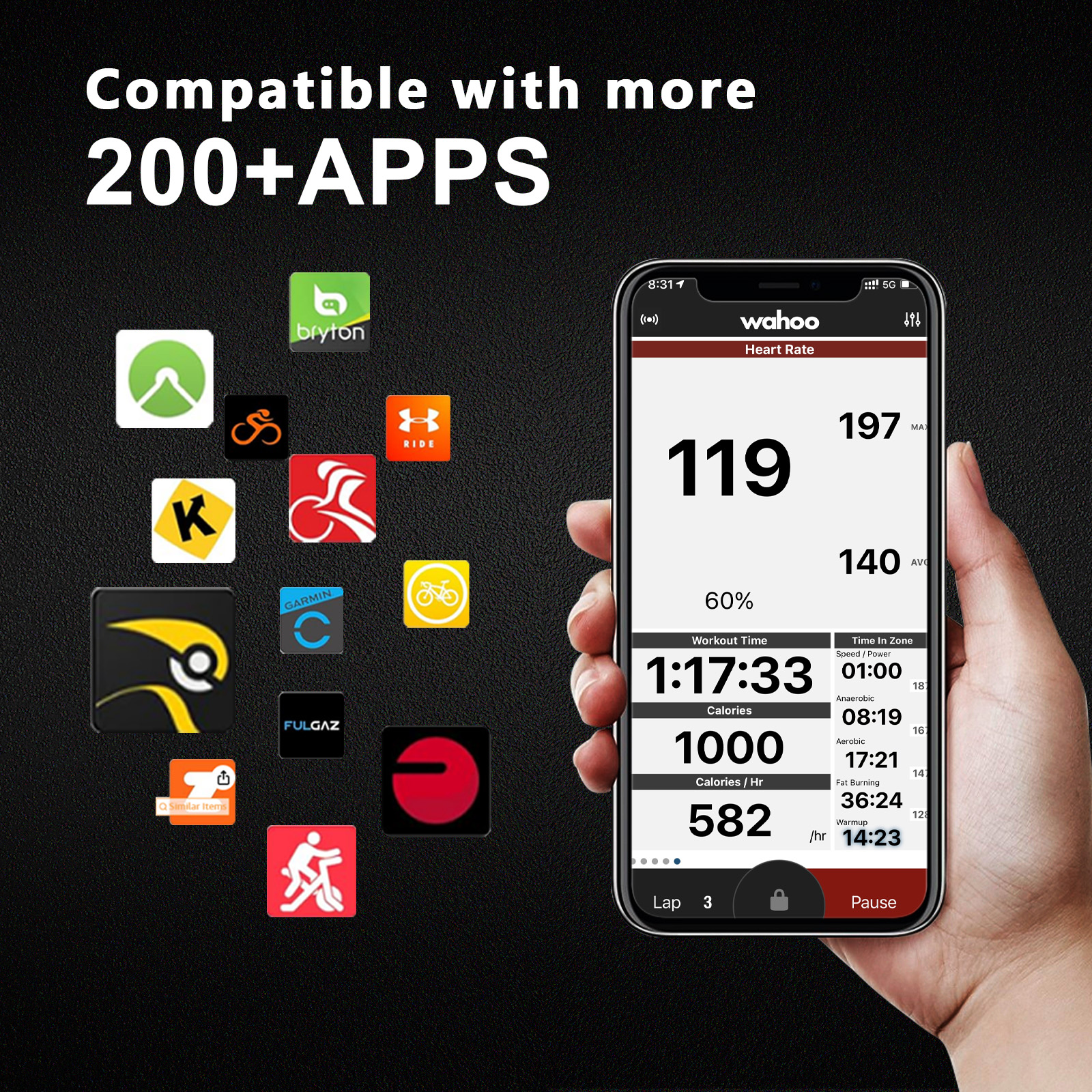 FITCENT Rechargeable 2 in 1 He - Breath Rate Monitor review and price