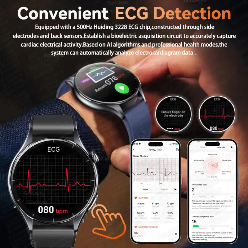 ECG Health Diagnosis Smart Wat - Fatigue Band Monitor review and price