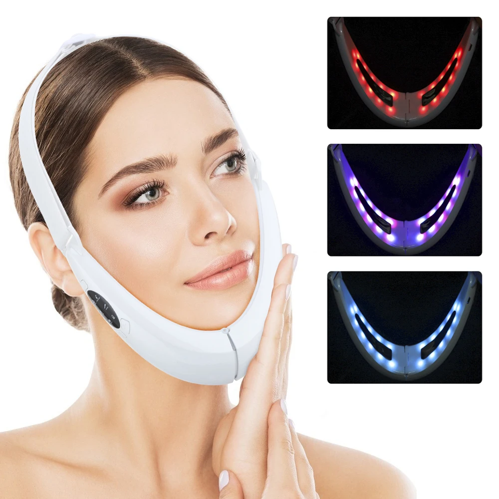 EMS V Shape Lift Belt Facial L - Galvanic Skin Sensor review and price